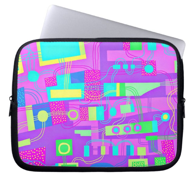 Abstract 210711 laptop sleeve (Front)