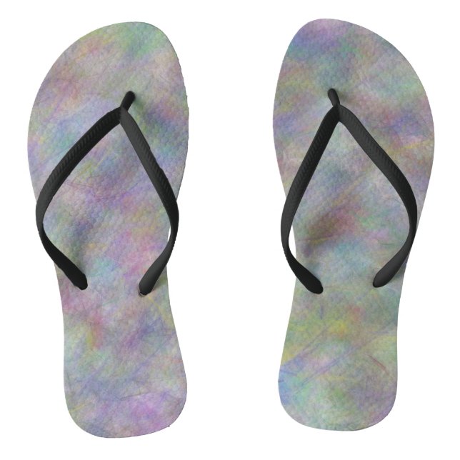 Abstract 21 by Kristalin Davis Flip Flops (Footbed)