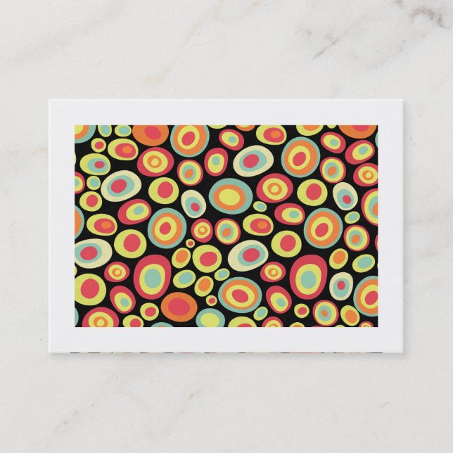 Abstract 220213 (Bordered) Business Card (Front)