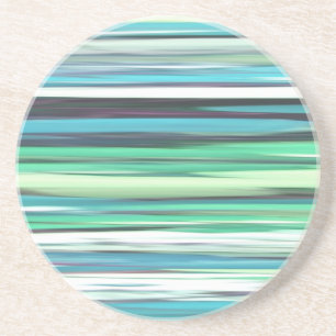 Abstract #2: Aqua blue green blur Coaster