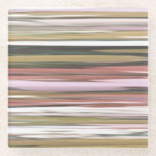 Abstract #2: Autumn Fall colors blur Glass Coaster