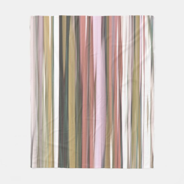 Abstract #2: Autumn Fall colours blur Fleece Blanket (Front)