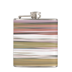 Abstract #2: Autumn Fall colours blur Hip Flask