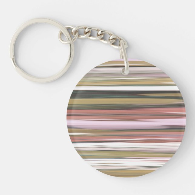 Abstract #2: Autumn Fall colours blur Keychain (Front)