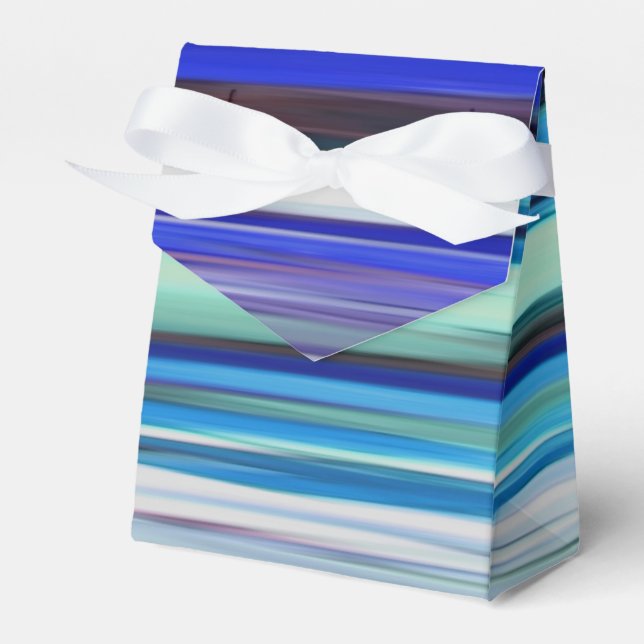 Abstract #2: Blue blur Favor Box (Front Side)
