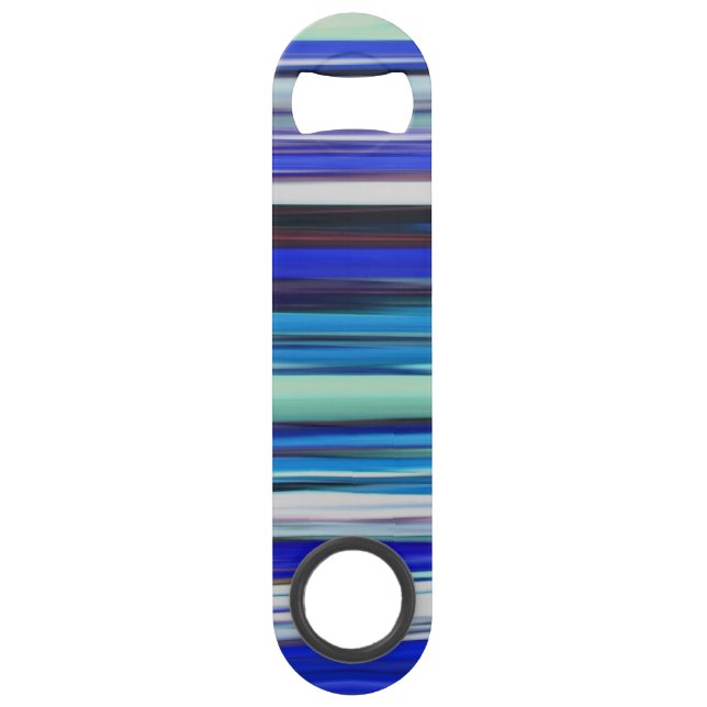 Abstract #2: Blue blur Speed Bottle Opener (Back)