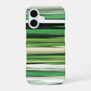 Abstract #2: Green blur iPhone 16 Case