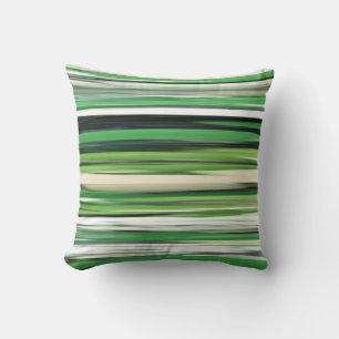 Abstract #2: Green blur Throw Pillow