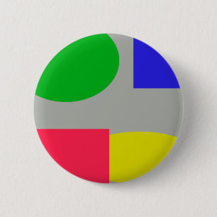 Abstract 2 Inch Round Button