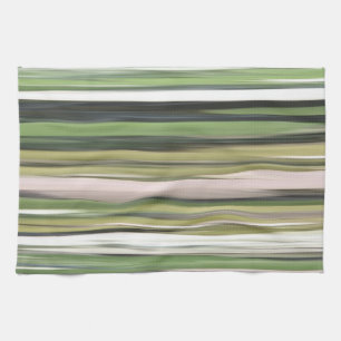 Abstract #2: Olive green blur Kitchen Towel
