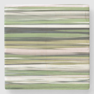 Abstract #2: Olive green blur Stone Coaster