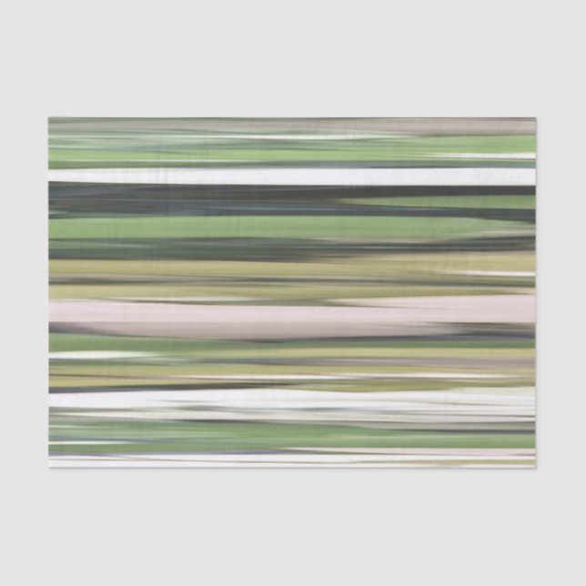 Abstract #2: Olive green blur Tissue Paper (Front)