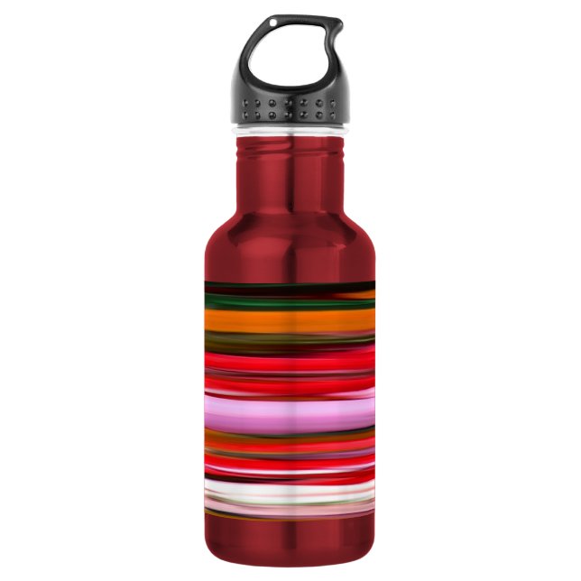 Abstract #2: Orange blur 532 Ml Water Bottle (Front)