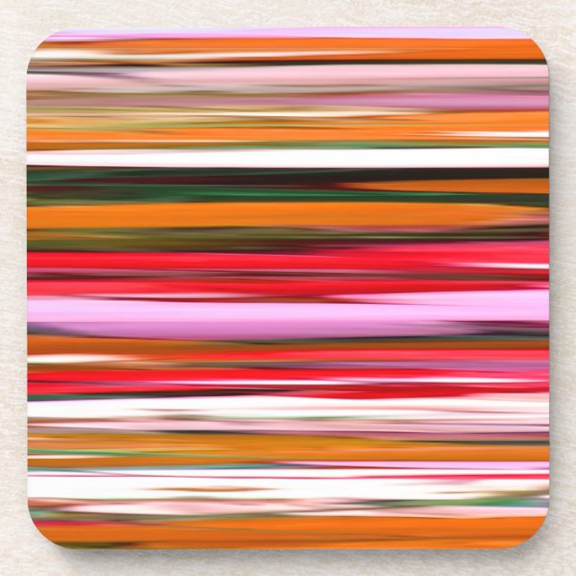 Abstract #2: Orange blur Coaster (Front)