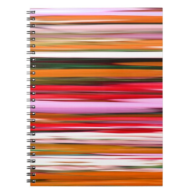 Abstract #2: Orange blur Notebook (Front)