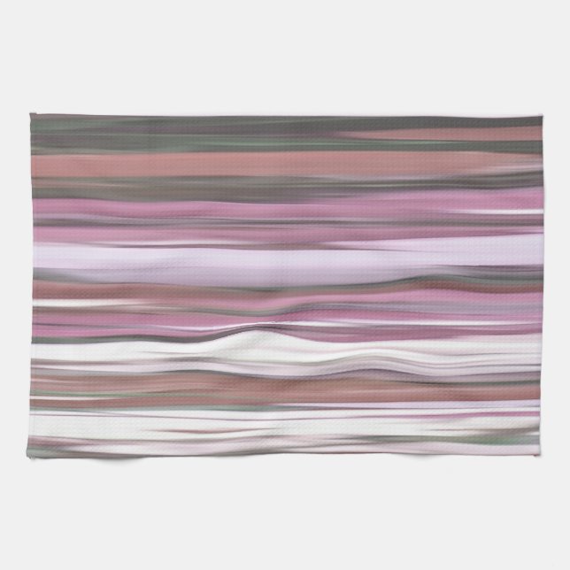 Abstract #2: Pink blur Kitchen Towel (Horizontal)