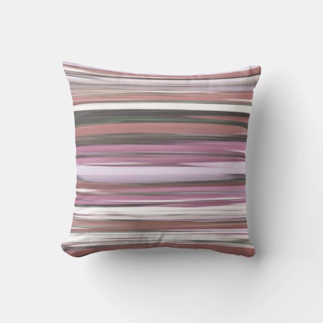 Abstract #2: Pink blur Throw Pillow (Front)