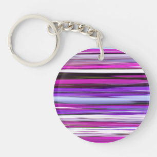 Abstract #2: Purple Blur Keychain