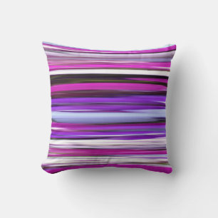 Abstract #2: Purple Blur Throw Pillow