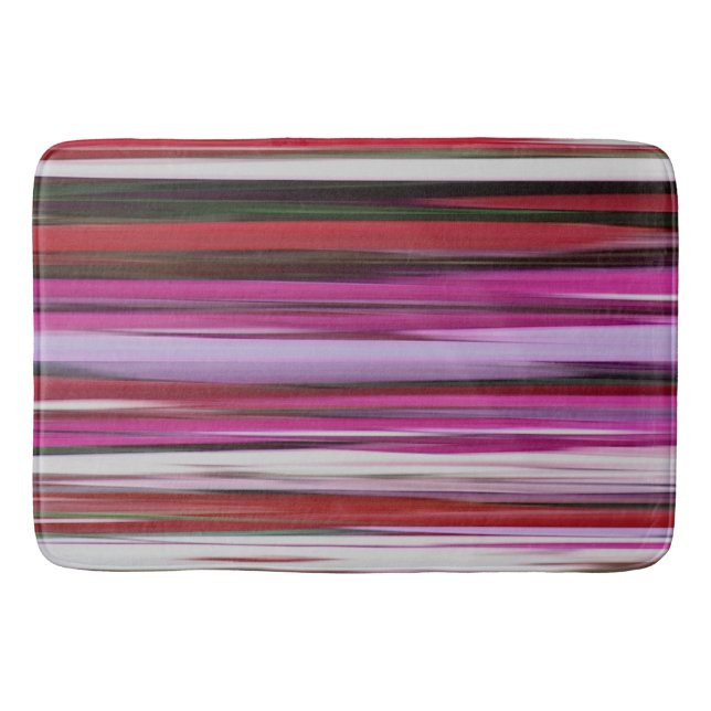 Abstract #2: Red blur Bath Mat (Front)