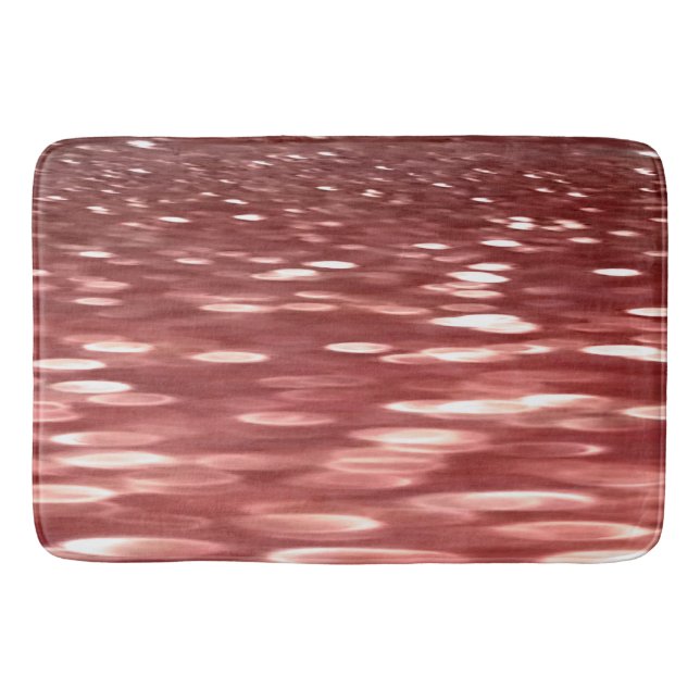 Abstract #2: Red blur Bath Mat (Front)