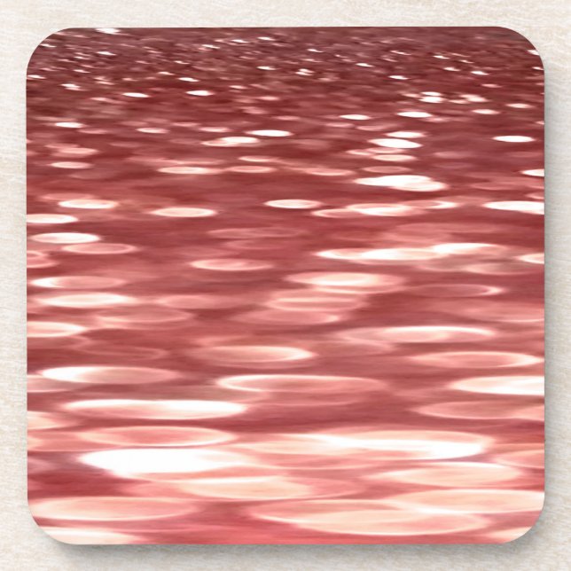 Abstract #2: Red blur Coaster (Front)