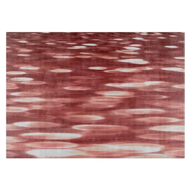 Abstract #2: Red blur Cutting Board (Front)