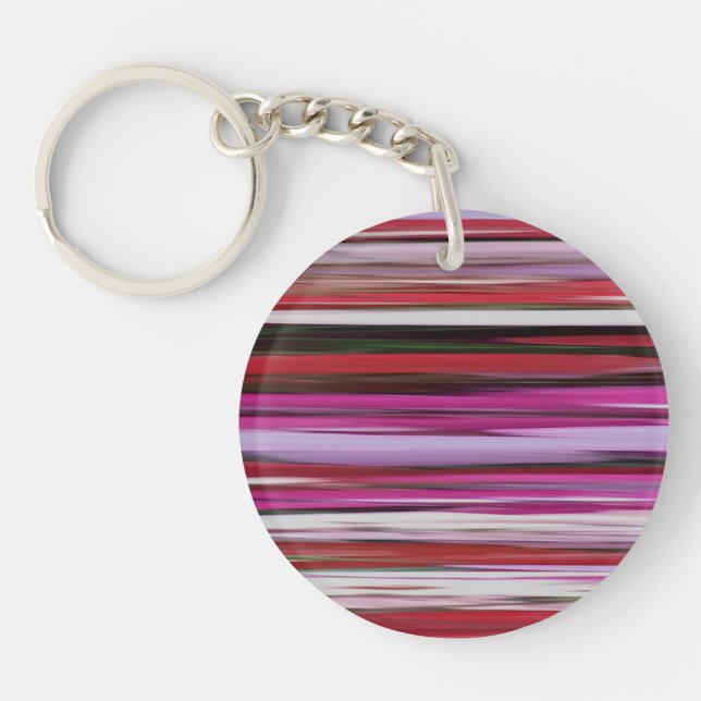 Abstract #2: Red blur Keychain (Front)