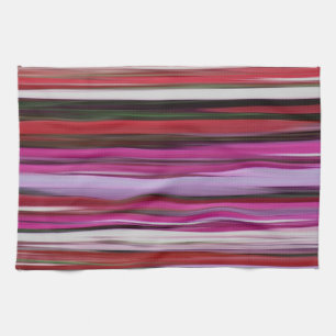 Abstract #2: Red blur Kitchen Towel