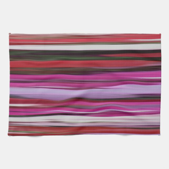 Abstract #2: Red blur Kitchen Towel (Horizontal)