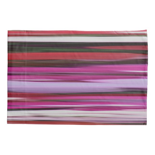 Abstract #2: Red blur Pillowcase (Back)