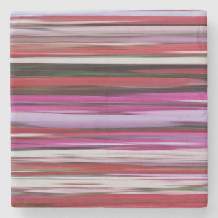 Abstract #2: Red blur Stone Coaster