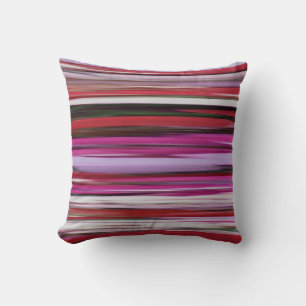 Abstract #2: Red blur Throw Pillow