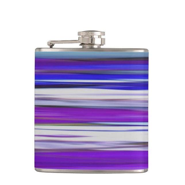 Abstract #2: Ultraviolet blur Hip Flask (Front)