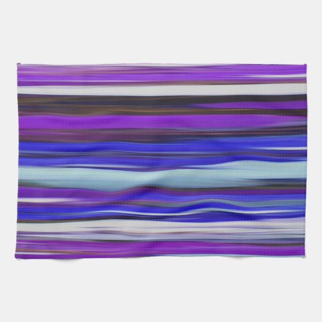 Abstract #2: Ultraviolet blur Kitchen Towel (Horizontal)