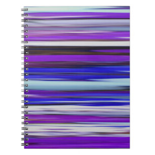 Abstract #2: Ultraviolet blur Notebook