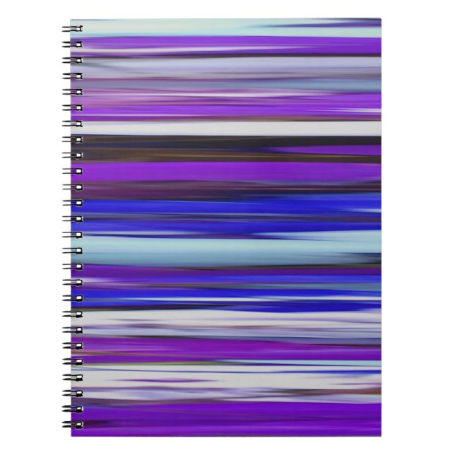 Abstract #2: Ultraviolet blur Notebook (Front)