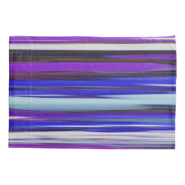 Abstract #2: Ultraviolet blur Pillowcase (Back)