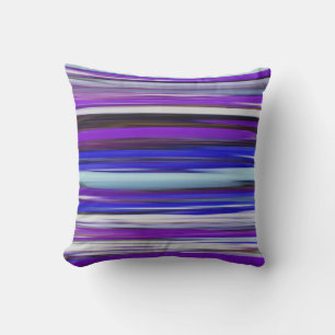 Abstract #2: Ultraviolet blur Throw Pillow