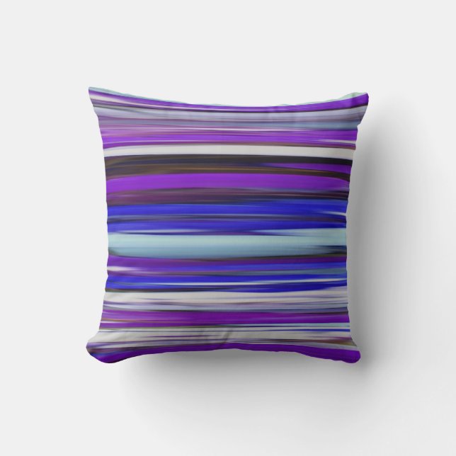 Abstract #2: Ultraviolet blur Throw Pillow (Front)