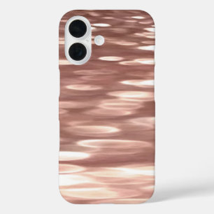 Abstract #3: Copper Rose Gold shimmer iPhone 16 Case
