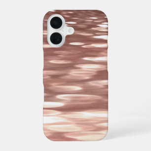 Abstract #3: Copper Rose Gold shimmer iPhone 16 Case