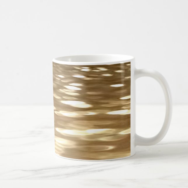 Abstract #3: Gold shimmer Coffee Mug (Right)