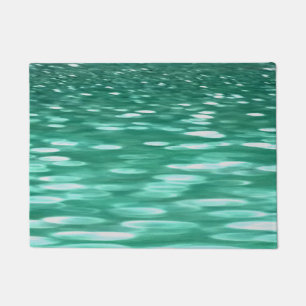 Abstract #3: Green Shimmer Doormat
