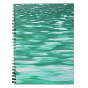 Abstract #3: Green Shimmer Notebook