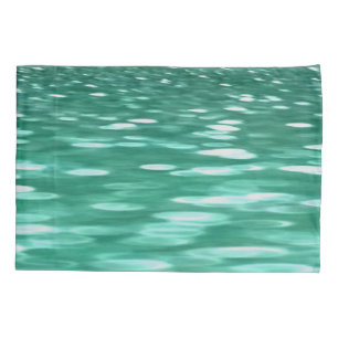 Abstract #3: Green Shimmer Pillowcase