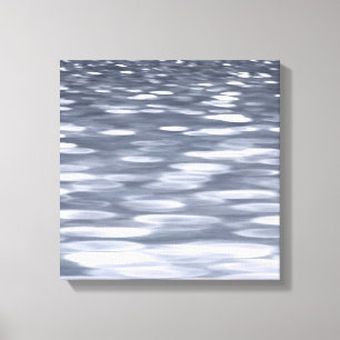 Abstract #3: Gunmetal shimmer Canvas Print