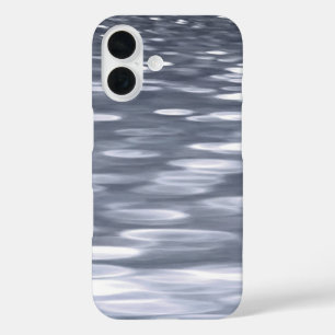 Abstract #3: Gunmetal shimmer iPhone 16 Case