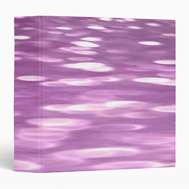 Abstract #3: Lilac Shimmer Binder (Front/Spine)