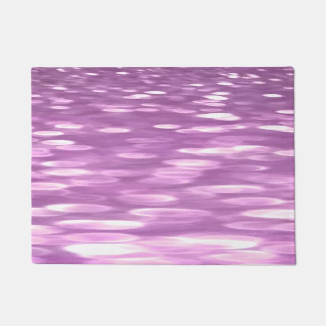Abstract #3: Lilac Shimmer Doormat (Front)